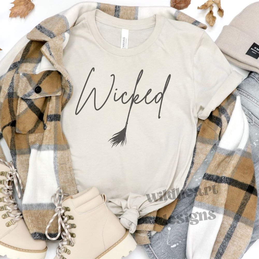 Wicked Graphic T-shirt, Halloween Shirt, Thanksgiving Tee